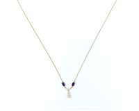 Collana Sangiorgi Preziosi Donna in Oro rosa Zaffiro 0.38 Ct C078/6-S0Z - C078/6-S0Z
